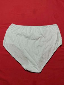 White High-Waisted Brief Panty