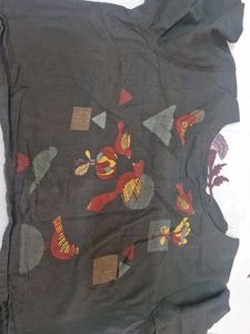 Unique Bird Print Kurta