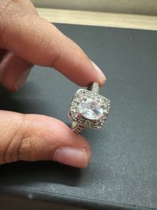 anti tarnish Sparkling Statement Ring