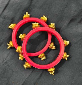 Pink Fancy Bangles - Set of 2 💝