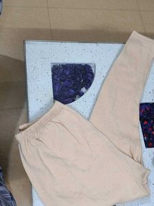 Comfortable Woolen  Peach Salwar Pants