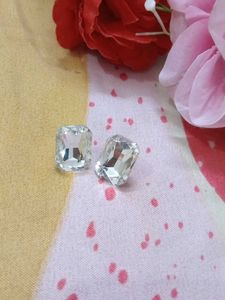 Sparkling Crystal Stud Earrings