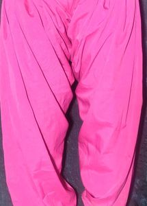 🌼 Magenta Silk Harem Salwar / Patiala Style Botto