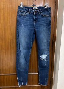 Women's Zara Distressed Skinny Jeans