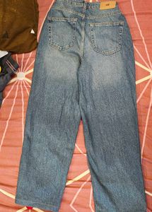 H&amp;M wide leg jeans