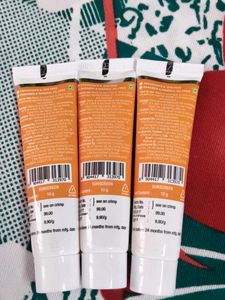 Pack of 3 The Derma Co 1% Hyaluronic Sunscreen Aqu