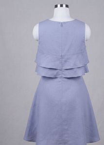 sky blue dress bilkul new h