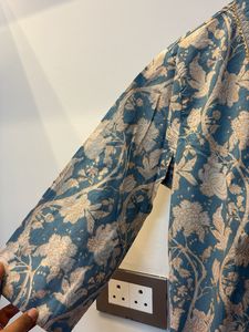 Floral Blue Kurta