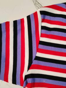 Striped Cropped T-Shirt