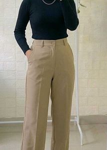 Beige Korean Trousers