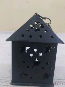 Cozy House Shaped T Light Candle Holder Star &amp; ❤️