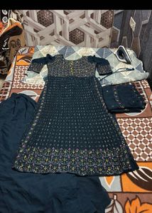 Elegant Embroidered Anarkali Kurta Set