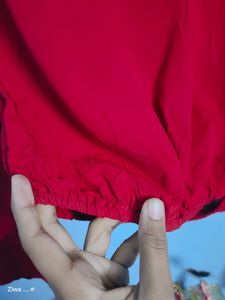 Red Western Top