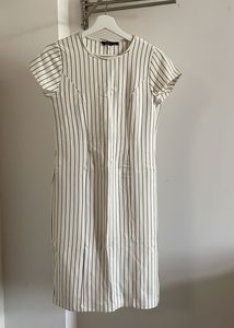 Classic Striped Sheath Dress