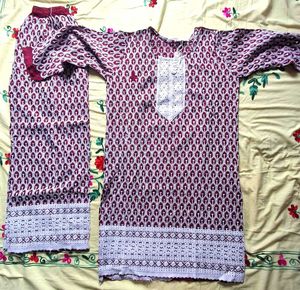 Marron Kurta set