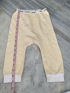 Baby Girl Striped Pajama Bottoms