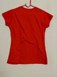 🆕 Orange Graphic Top