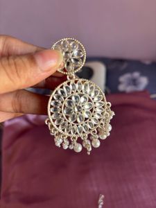Elegant Pearl &amp; Crystal Jewellery Set