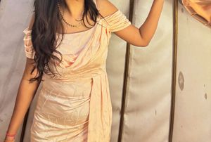 side slit gown