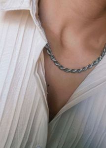 High Quality Silver Stainless Steel Rope Chain