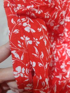 Flowy Floral slit Dress