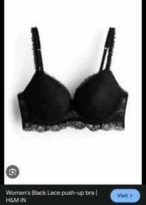Black Lace Push-Up Bra with brief 👍