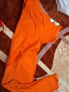 Funky Orange Character Jumpsuit