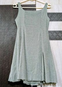 Silver Shimmery Party Dress