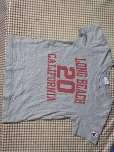 Gray Champion baby tee
