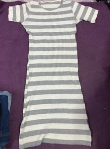Striped Midi Dress
