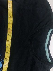 chic Black Skater T-Shirt