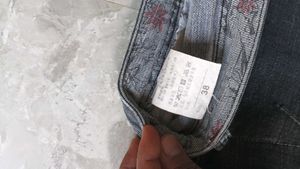 Men's Distressed Charcoal grey Jeans