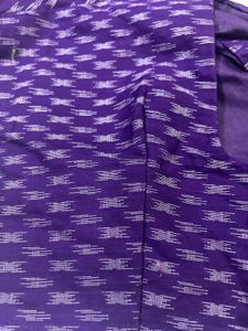 Elegant Turquoise Saree with Purple Blouse