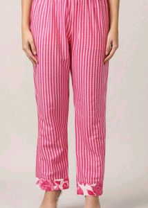 Pink Floral Kurta Set - 38 Size