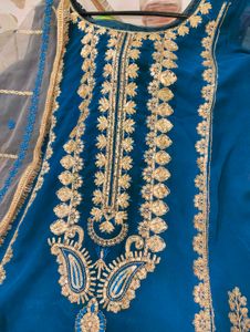 Price Drop❗Exquisite Teal pakistani suit
