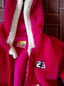 Cozy Pink Fleece Tracksuit Set