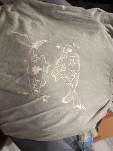 customised fish h&amp;m tshirt