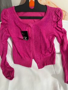 Rani Pink Shrug