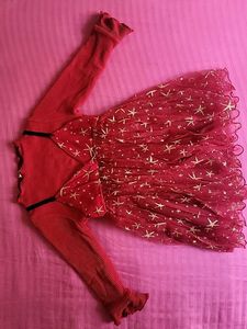 Sparkly Red Star Dress