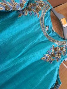Anarkali Kurta And Pant Set For Girls