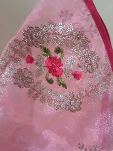Embroidered Pink Kimono Jacket