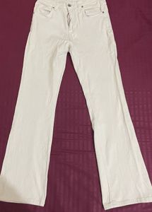 Roadster White Bootcut Jeans