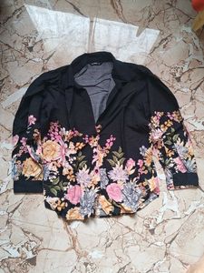 Floral Print Wide-Leg Jumpsuit