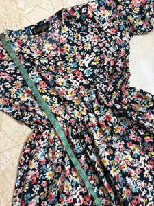 Chic Floral Print Dress