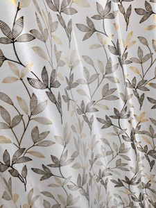 New Elegant Leaf Patterned Curtains