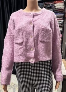 Lilac Knit Cardigan