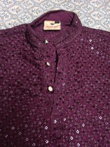 Stylish Purple Kurta