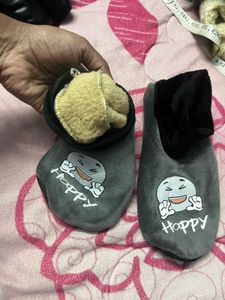 Cute 'Happy' Novelty Slippers