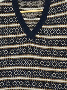 Patterned Sweater Vest