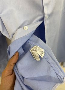 Zara Man Light Blue Button-Down Shirt
